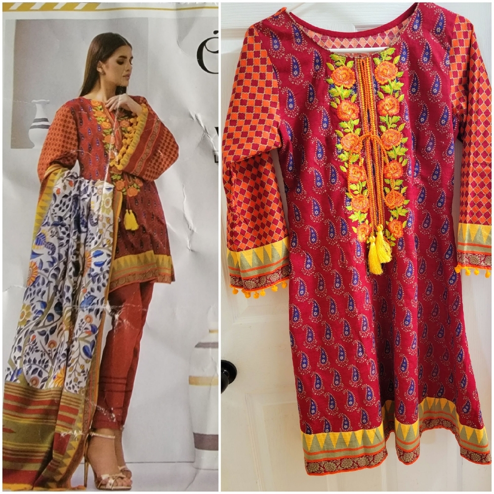 Pakistani indian style winter dress